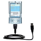 Classic Straight USB Cable for the PalmOne Tungsten T3 with Power Hot Sync and Charge capabilities - Gomadic Brand w/ TipExchange Technology