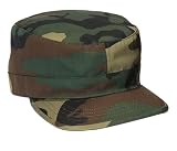 Ultra Force Adjustable Fatigue Cap Woodland Camo