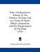 Search : Rules And Regulations Relating To The Pollution Of Water And Ice, Duties Of Health Officers, Quarantine, And The Transportation Of The Dead (1905)