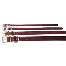 Flat Latigo Collar - 3 4 in. x 20 in. by Omni Pet
