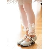 M.Z.L　 レギンス 薄手 コットン 綿　パンツ 夏服 子ども服 女の子　2歳 から 7歳 ぐらい　ストレッチ 伸縮性　ガールズ　可愛いリボン (100CM, ピンクデザイン2)