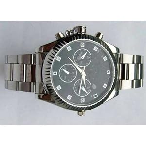 GSI Popular Watch, Surveillance Camera, High Resolution Audio, Video and DVR Recording, Webcam Function, Built in "8gb" Memory