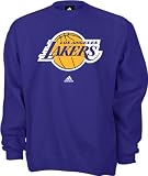 Los Angeles Lakers Full Primary Logo Fleece Crewneck Sweatshirt