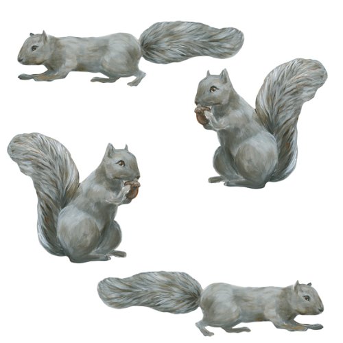 Squirrels Nature Wall Mural Sticker