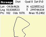 GPS Acreage downloadable Software