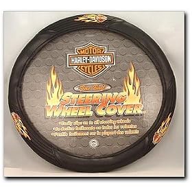 PlastiColor 6370 Harley-Davidson Fire Ball Style Steering Wheel Cover