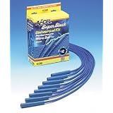 ACCEL 4038B 8mm Super Stock Copper Universal Wire Set - Blue by Accel