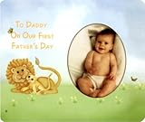 To Daddy on Our First Father's Day Photo Magnet Frame
