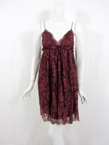 D&G Dolce & Gabbana womens purple lace dress 40