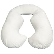 Leachco Back 'N Belly - Contoured Body Pillow - Ivory