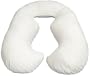 Leachco Back 'N Belly Contoured Body Pillow, Ivory