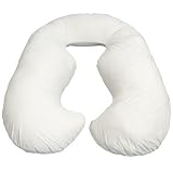 Leachco Back 'N Belly Contoured Body Pillow, Ivory