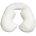 Leachco Back 'N Belly - Contoured Body Pillow, Ivory