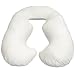 Leachco Back 'N Belly Contoured Body Pillow, Ivory