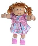  : Cabbage Patch Kids 16" Doll:  Red Haired Girl in Pink Dress with Sweater