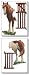 SHETLAND PONY Horse Fence Wallies BIG Mural Murals