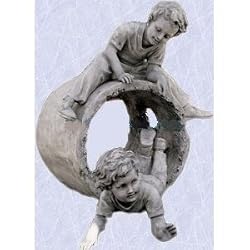 Playfull pals statue home garden yard sculpture new (The Digital Angel)
