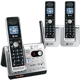 IMAGE OF AT&T DECT 6.0 Black/Silver Digital BlueTooth Cordless Answering System (TL92378)