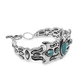 Cody Sanderson Sterling Silver Kingman Turquoise Bracelet