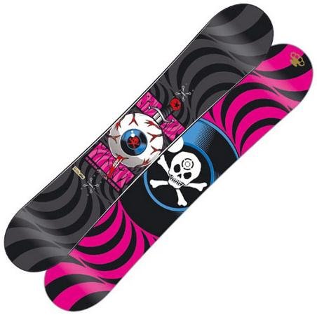 SportingGoods: Nitro Misfit 08 Freestyle Snowboard   155.6cm
