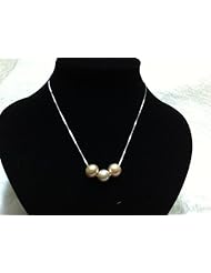 White 10mm Cultured Pearl Necklace Pj-010
