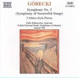 Review Naxos  / Górecki - Symphony No 3; Olden Style Pieces
