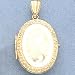 14kt Gold Locket Holds Four Photos