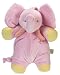 John Lennon 669495 - Spieluhr Kuscheltier, Elefant rosa