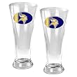 Minnesota Vikings 2pc 19oz Pilsner Glass Set NFL Football