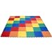 Rainbow Interlocking foam Wonder Mats: 36 Pieces at 12