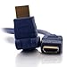 Cables to Go Velocity 40570 High-Speed HDMI Cable with Rotating Connectors (6.5 Feet/2.0 Meters, Blue)