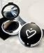 Styling Black Heart Design Compact Mirror Favor
