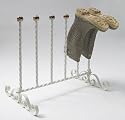 Cream Kids Welly Rack