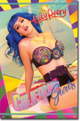 Katy Perry California Gurls Music Poster Print - 22x34 Poster Print, 22x34 Collections Poster Print, 22x34