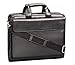 Heritage Vinyl Zip-Around 3-Ring Folio/Computer Case, Black