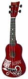 First Act FG4022 Soprano Ukulele with Hawaiin Theme, Red