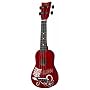 First Act FG4022 Soprano Ukulele with Hawaiin Theme, Red