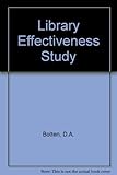 Library effectiveness study