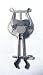APM Clamp-On Trumpet Lyre, Nickel-Plated