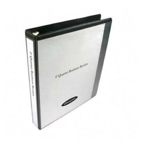 Wilson Jones 362 Line Basic Round Ring View Binder, PVC Free, 1 Inch Capacity, 8.5 x 11 inches Sheet Size, Black, W362-14BV