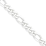 Sterling Silver 12.75mm Figaro Chain