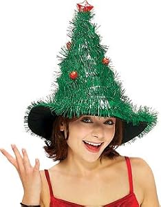 Adult's Light Up Christmas Tree Costume Hat