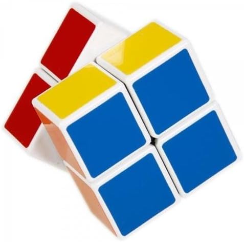 SHS 2x2x2 Mini Cube Rubik's Magic Cube Puzzle Toy White by Greengroup15 (Stock in USA)