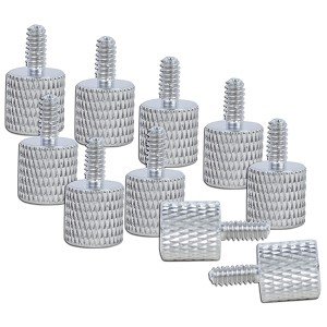 Thermaltake A2382 Computer Case Thumbscrew Set - 10-Pack (Silver)