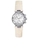 Accutron Women's Chamonix Diamond Chronograph Cream Leather Watch #26R17