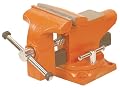 Adjustable Clamp 24545 Pony Light-Duty Bench Vise with Swivel Base