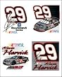 Kevin Harvick Temporary Tattoos - SET OF 6 - Sports Merchandise