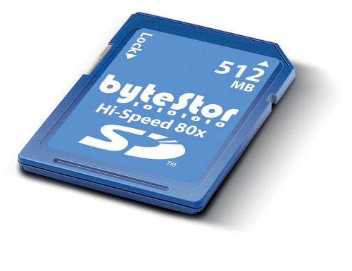 ByteStor 512MB SD High Speed  80X ( Secure Digital ) Card