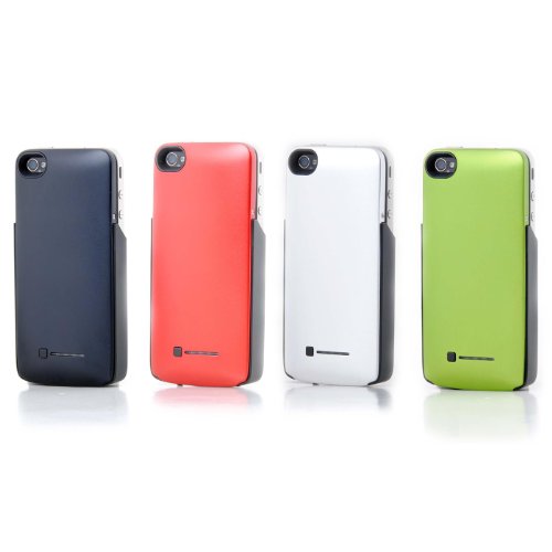 1600mah Backup Rechargeable Battery Case/housing/cover for Iphone 4 Free Shipping