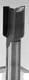 WHITESIDE MACHINE #1060 CARBIDE-TIP 2 FLUTE STRAIGHT ROUTER BIT 5/16 DIA X 1" CL X 1/2" SHANK